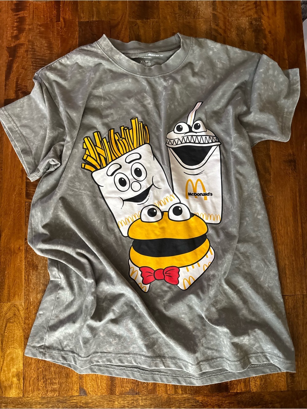 McDonald's Gray Graphic Tee Men’s XL New